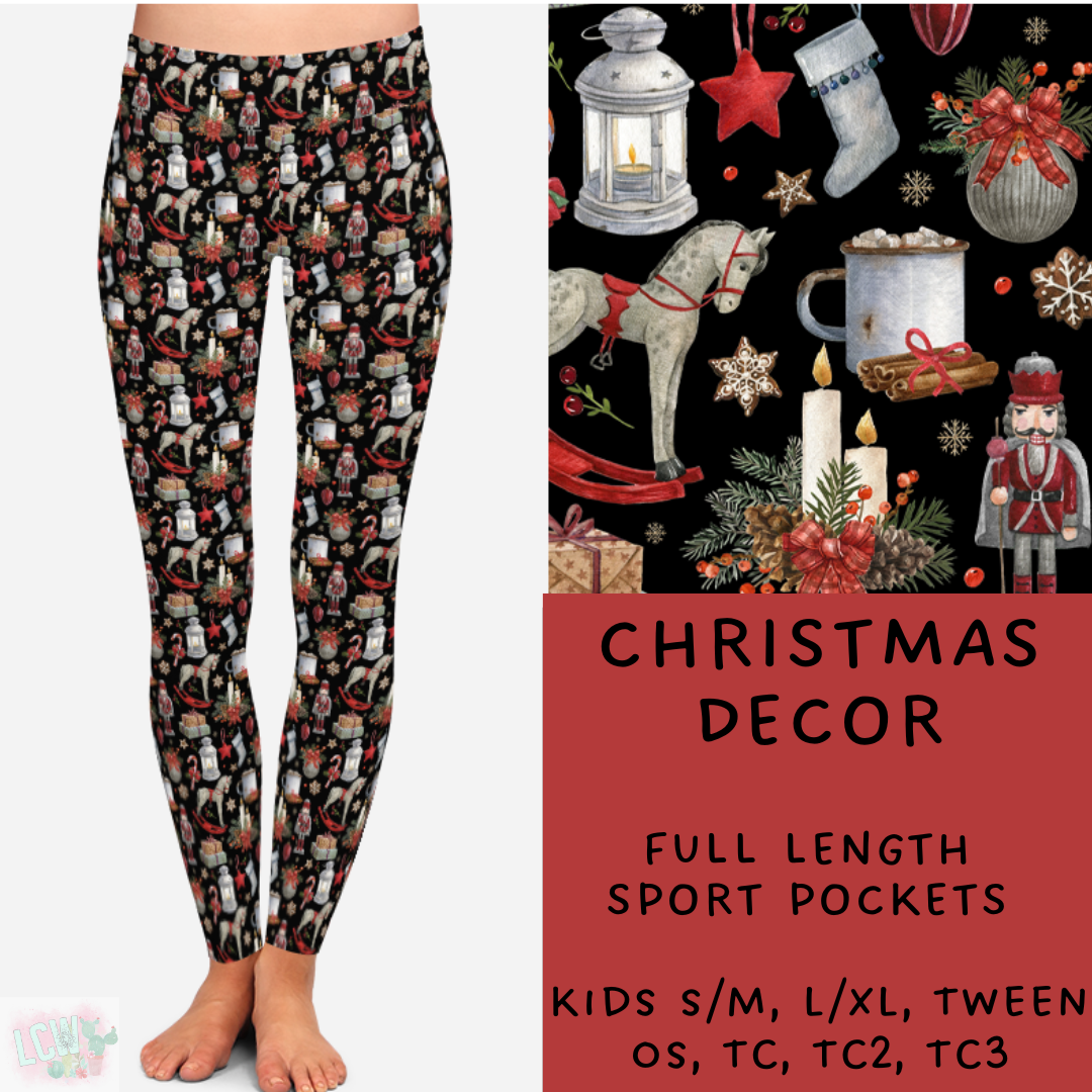Ready To Ship - Christmas Decor Leggings