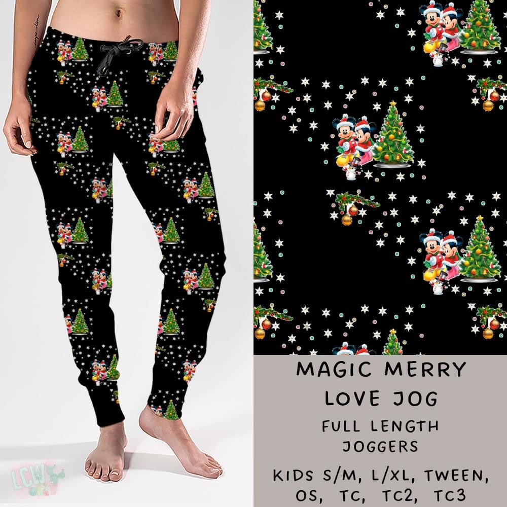 Ready To Ship - Magic Merry Love Joggers