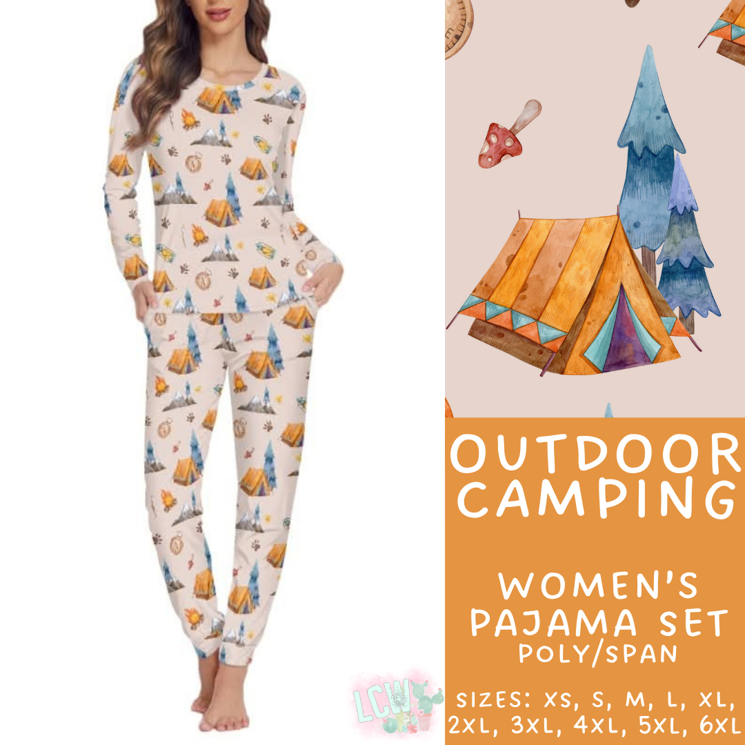 Batch #344 - Family Pajama Party - Closes 5/23 - ETA late July - Outdoor Camping Women's Pajama Set