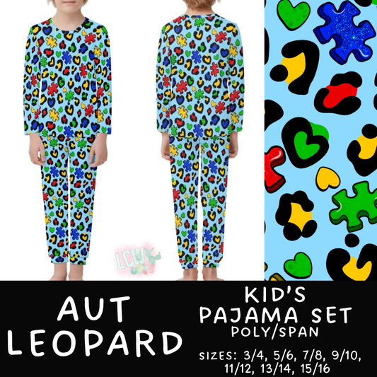 Batch #344 - Family Pajama Party - Closes 5/23 - ETA late July - Aut Leopard Kid's Pajama Sets