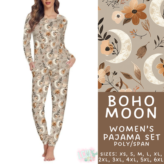 Batch #344 - Family Pajama Party - Closes 5/23 - ETA late July - Boho Moon Women's Pajama Set