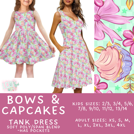 Batch #356 - Mommy & Me Tank Dresses - Closes 6/16 - ETA mid August - Bows & Cupcakes Women's & Girl's Tank Dress