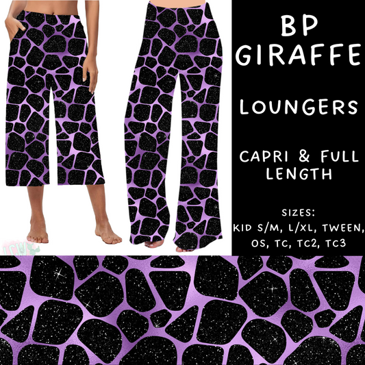Ready To Ship - BP Giraffe - Capri Loungers OS