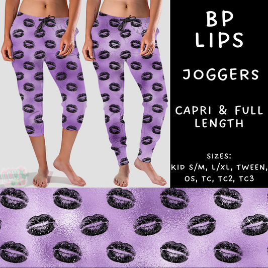 Ready To Ship - BP Lips - Full Length Joggers TC2