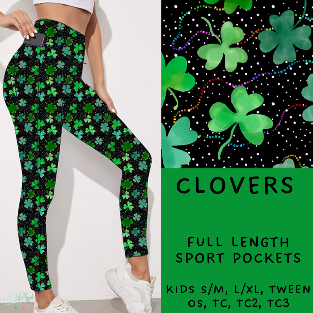 Ready To Ship - Clovers Leggings