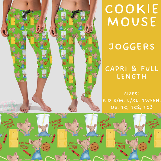 Ready To Ship - Cookie Mouse - Full Length Joggers TC2
