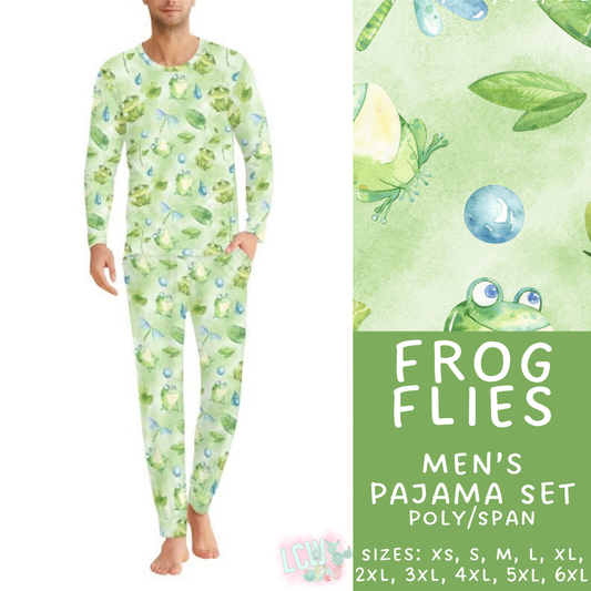 Batch #344 - Family Pajama Party - Closes 5/23 - ETA late July - Frog Flies Men's Pajama Set