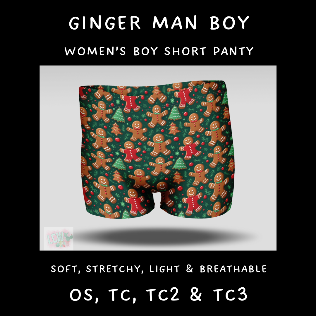 Ready To Ship - Ginger Man Boy Shorts