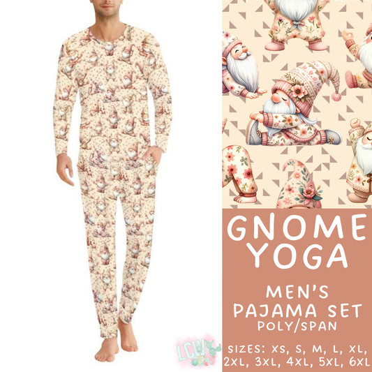 Batch #344 - Family Pajama Party - Closes 5/23 - ETA late July - Gnome Yoga Men's Pajama Set