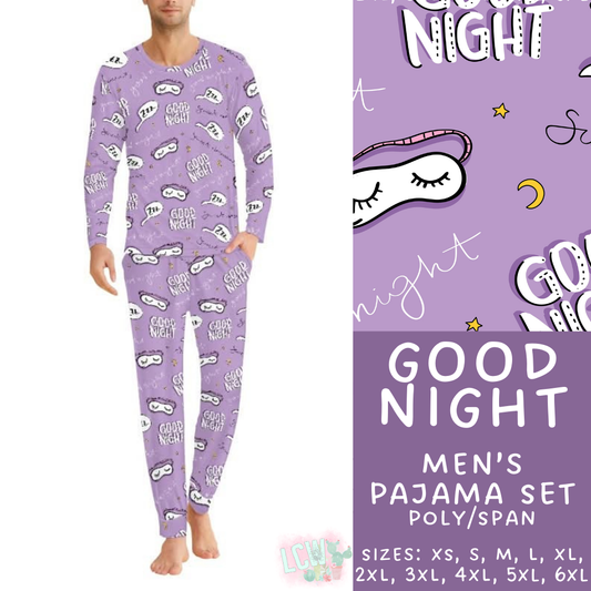 Batch #344 - Family Pajama Party - Closes 5/23 - ETA late July - Good Night Men's Pajama Set