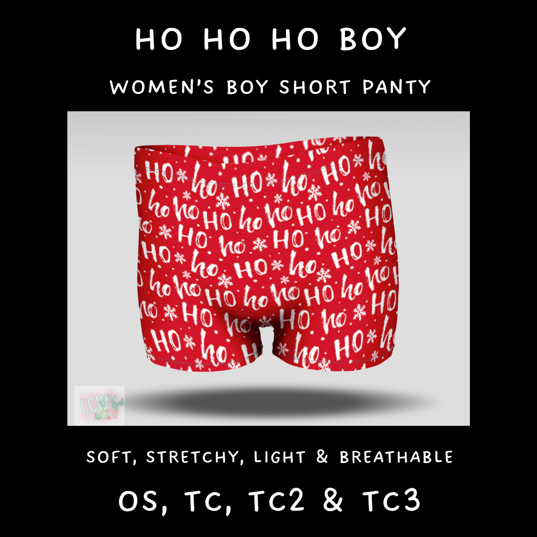 Ready To Ship - Ho Ho Ho Boy Shorts