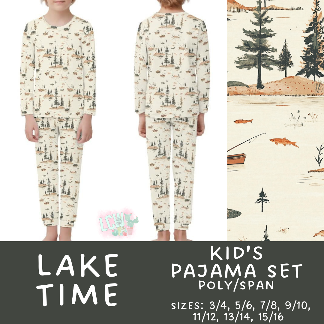 Batch #344 - Family Pajama Party - Closes 5/23 - ETA late July - Lake Time Kid's Pajama Sets