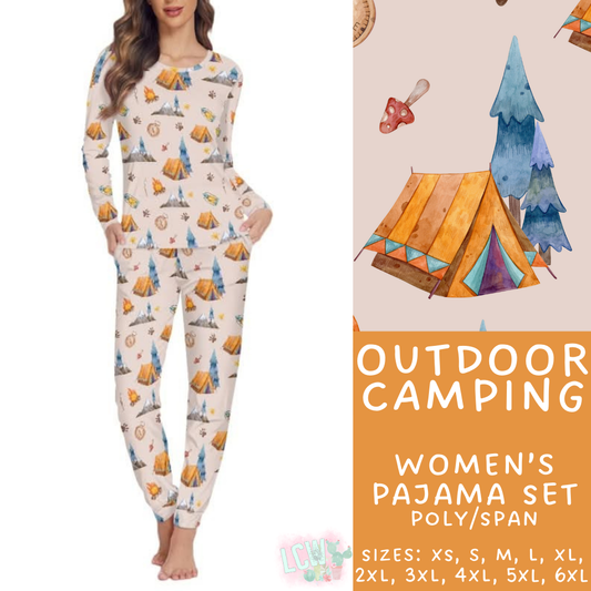 Batch #344 - Family Pajama Party - Closes 5/23 - ETA late July - Outdoor Camping Women's Pajama Set