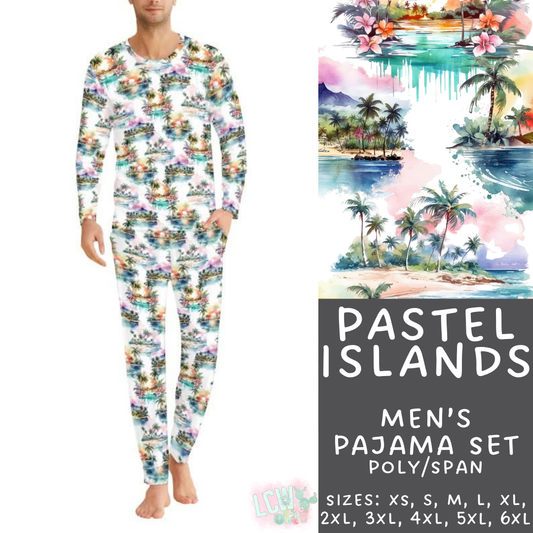 Batch #344 - Family Pajama Party - Closes 5/23 - ETA late July - Pastel Islands Men's Pajama Set