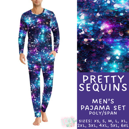 Batch #344 - Family Pajama Party - Closes 5/23 - ETA late July - Pretty Sequins Men's Pajama Set