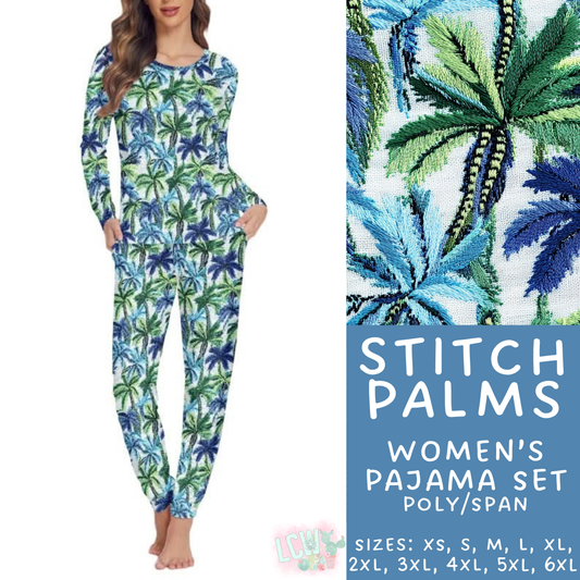 Batch #344 - Family Pajama Party - Closes 5/23 - ETA late July - Stitch Palms Women's Pajama Set