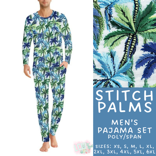 Batch #344 - Family Pajama Party - Closes 5/23 - ETA late July - Stitch Palms Men's Pajama Set