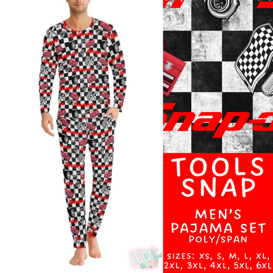 Batch #344 - Family Pajama Party - Closes 5/23 - ETA late July - Tools Snap Men's Pajama Set