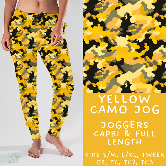 Ready to Ship - Yellow Camo Joggers - TC